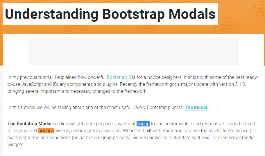  An additional  valuable  content  relating to Bootstrap Modal Popup