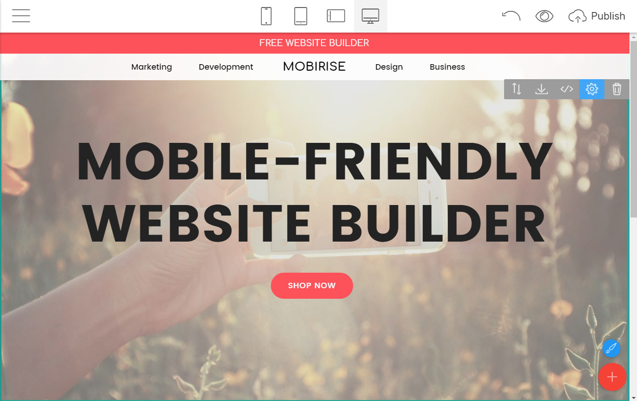 Mobile Page Maker