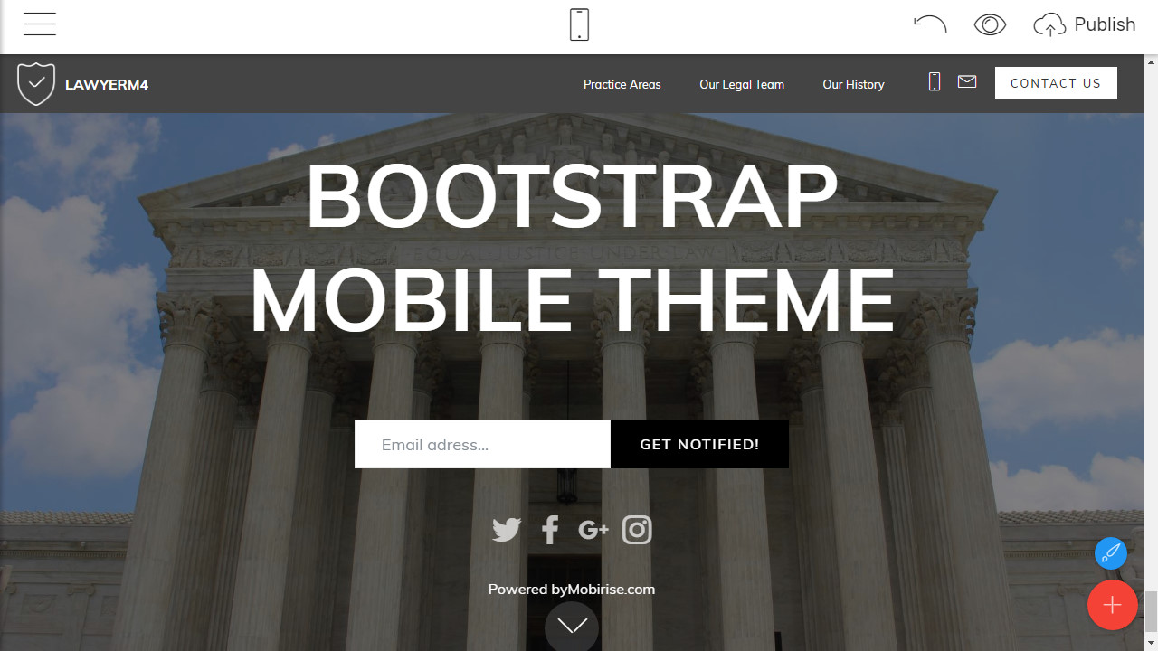 HTML5 Mobile Theme