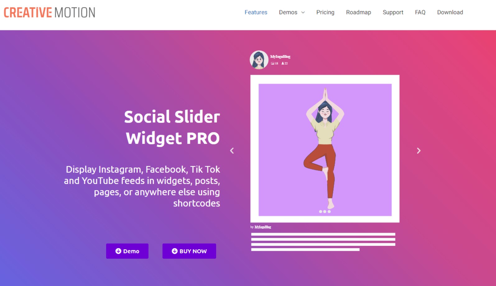 Social Slider